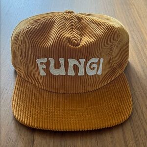 Corduroy Cap 'FUNGI' Patch - Mustard Yellow